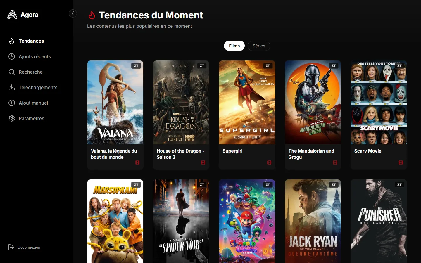 Tendances du moment